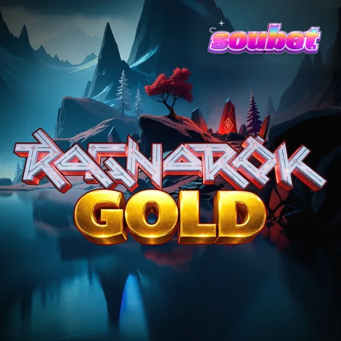 Interface do jogo de slot Ragnarok Gold com temática nórdica